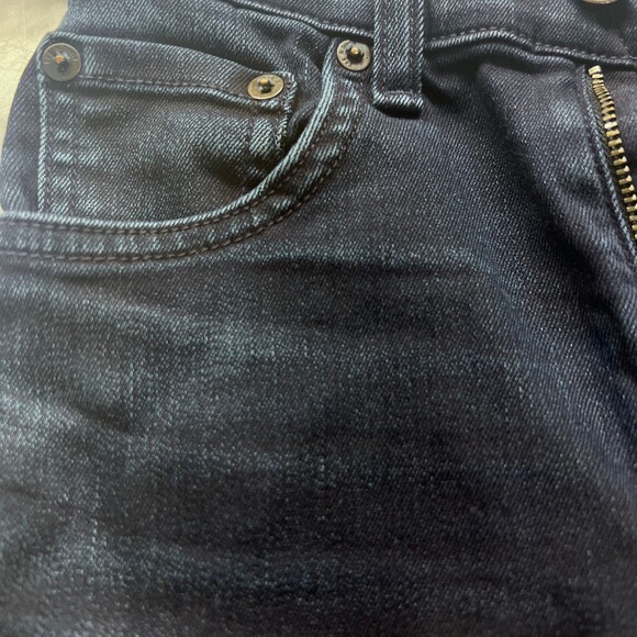 Rag & Bone High Rise Ankle Skinny in Twilight 26 - Picture 4 of 10